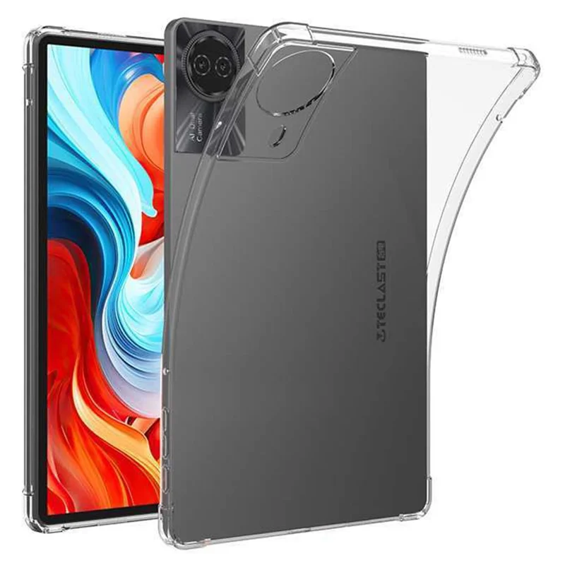For Teclast T50 Plus Case Four Corner Shockproof Clear Tablet TPU Cover
