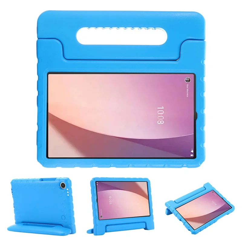 Capa para Tablet Lenovo Tab K9 EVA com Alça Amigável para Crianças e Suporte - Azul