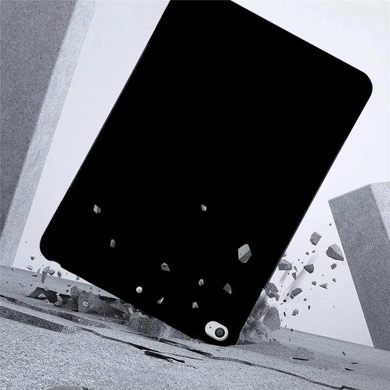 For iPad mini (2019) 7.9 inch / mini 4 Case Slim Matte TPU Protective Tablet Cover - Black