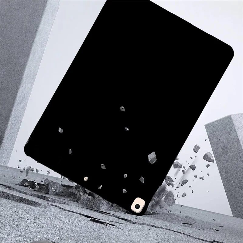Чехол для планшета для iPad 10.2 (2021) / (2020) / (2019) / Air 10.5 дюйма (2019), тонкий матовый защитный чехол из ТПУ - черный