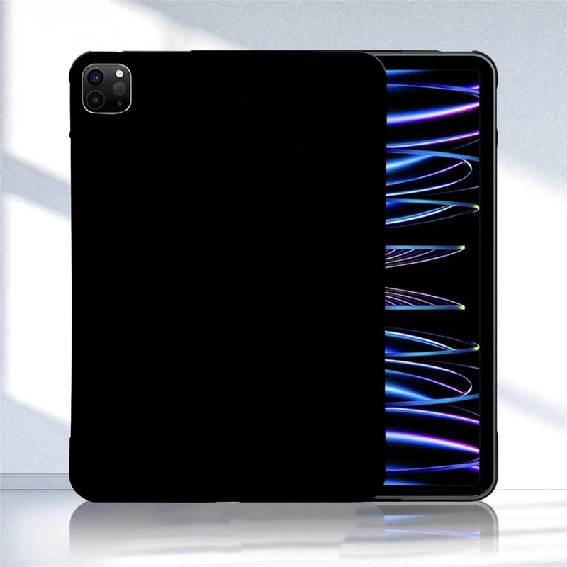 Étui pour tablette pour iPad Air 13 (2025) / (2024) / iPad Pro 13 (2025) / (2024) / iPad Pro 12.9 (2022) / (2021) / (2020) / (2018), Housse de protection mate et fine en TPU - Noir