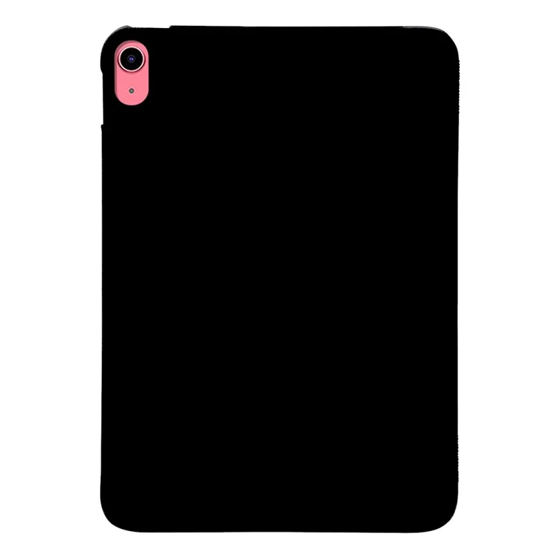 For iPad (2025) / 10.9 (2022) Case Slim Matte TPU Protective Tablet Cover - Black