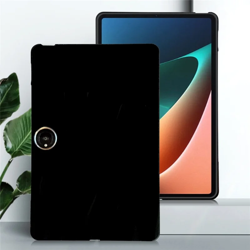 For OnePlus Pad 2 Case Slim Matte TPU Protective Tablet Cover - Black