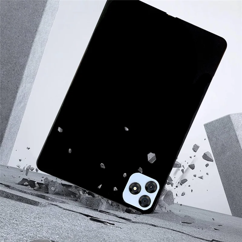 For itel VistaTab 30 Case Slim Matte TPU Protective Tablet Cover - Black