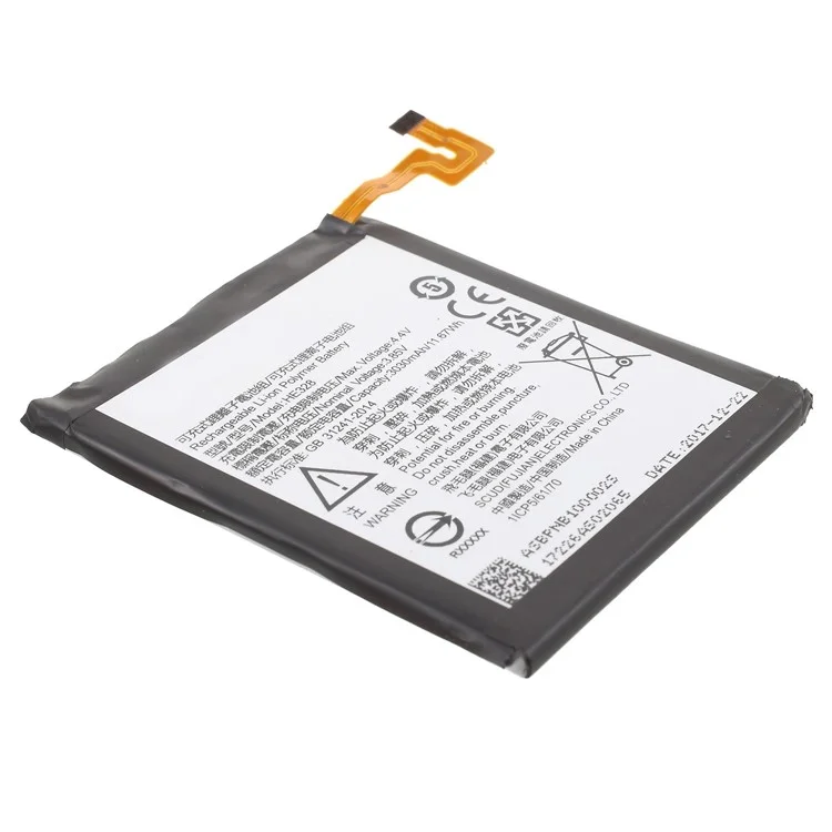 Para Nokia 8 3,85v 3030mAh Polímero de Líans de Íon Polícia de Substituição do Telefone (HE328) (sem Logotipo)