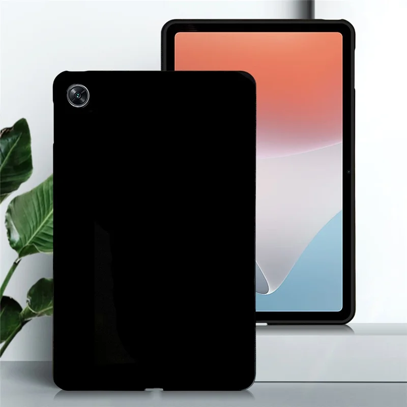 Custodia per Oppo Pad Air, sottile, opaca in TPU, cover protettiva per tablet - Nera