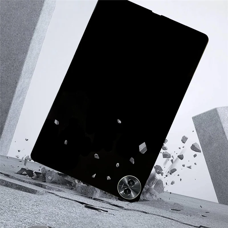 For Realme Pad 2 Case Slim Matte TPU Protective Tablet Cover - Black