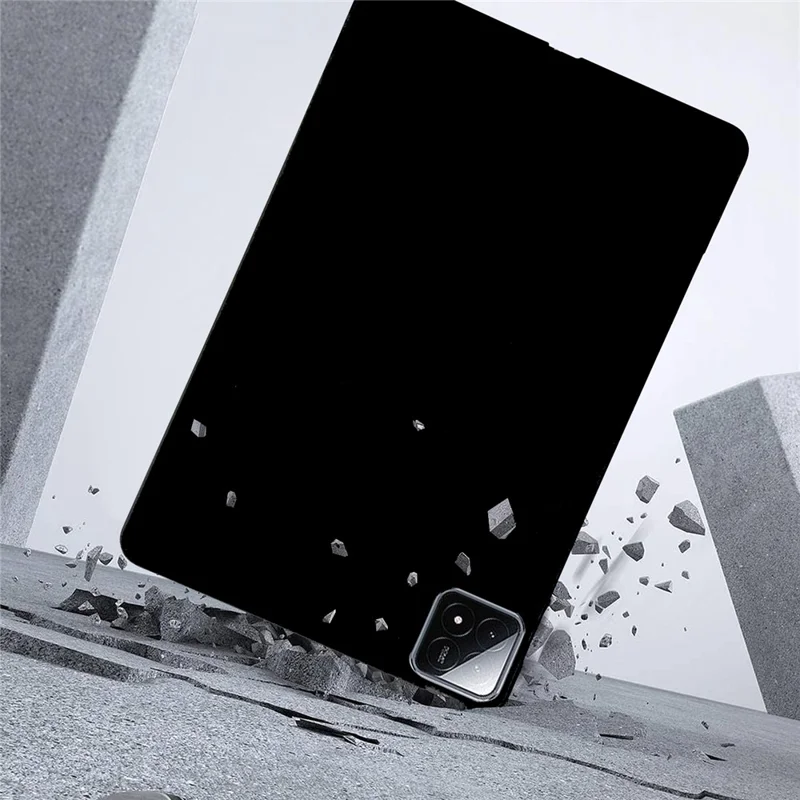 Étui pour Xiaomi Pad 6S Pro 12.4 - Noir - Couverture de tablette mince en TPU mat et protectrice