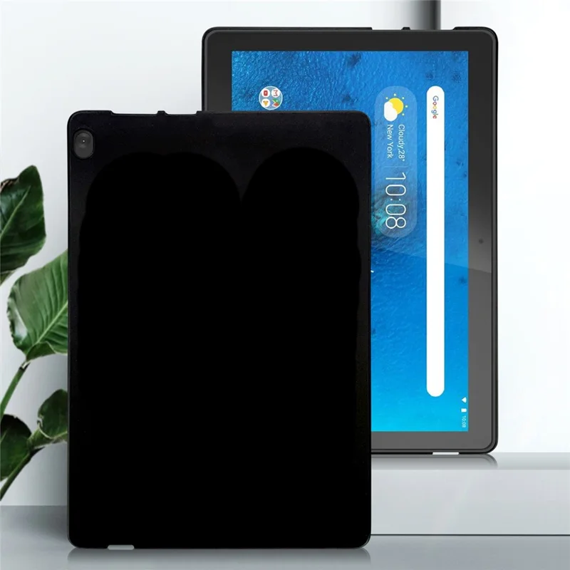 Per Lenovo Tab M10 / Tab M10 HD Case Slim Matte TPU Protective Tablet Cover - Nero