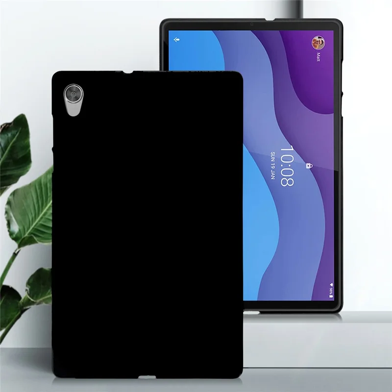 Étui pour Lenovo Tab M10 HD Gen 2 - Housse de protection mince et mate en TPU - Noir