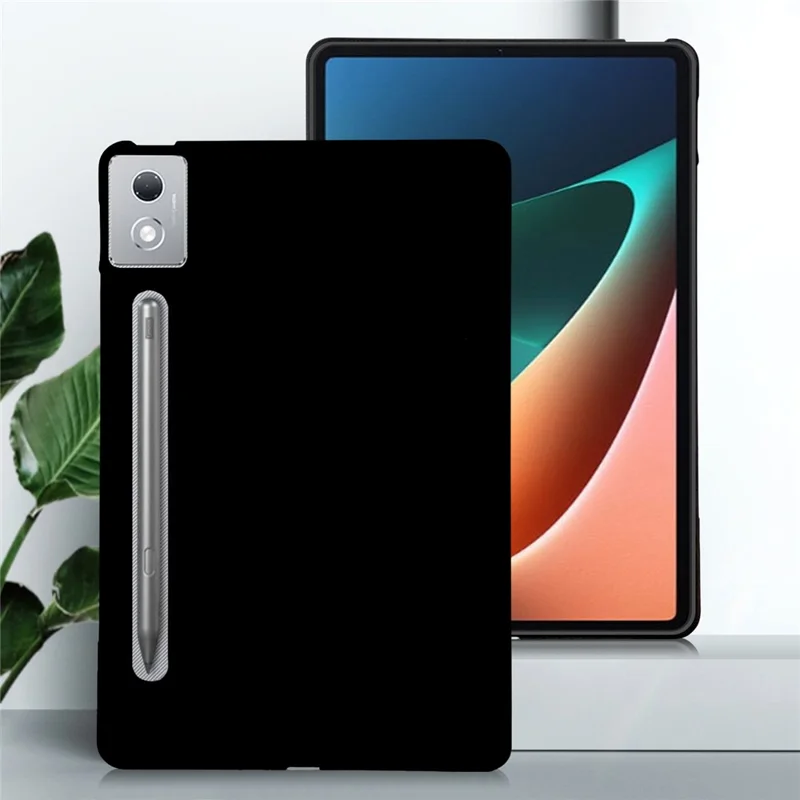 Für Lenovo Tab P12 Pro 12.7 2025 / Xiaoxin Pad Pro 12.7 (2025) Hülle Slim Matte TPU Schutzhülle - Schwarz