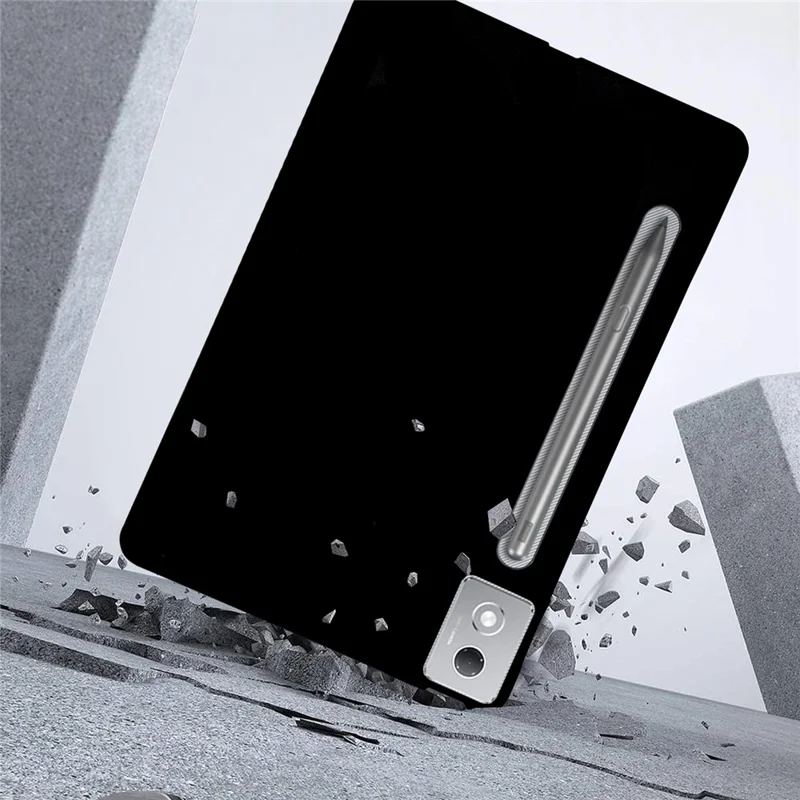 Für Lenovo Tab P12 Pro 12.7 2025 / Xiaoxin Pad Pro 12.7 (2025) Hülle Slim Matte TPU Schutzhülle - Schwarz