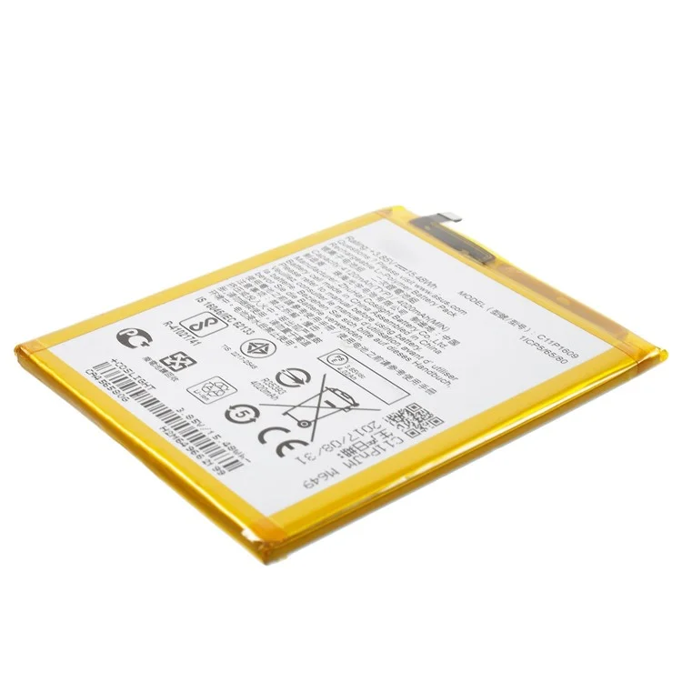 Para Asus Zenfone 3 Max ZC553KL 3.85V 4120mah Part de Reemplazo de la Batería de Polímero de Iones de Litio Recargable (C11P1609) (sin Logotipo)