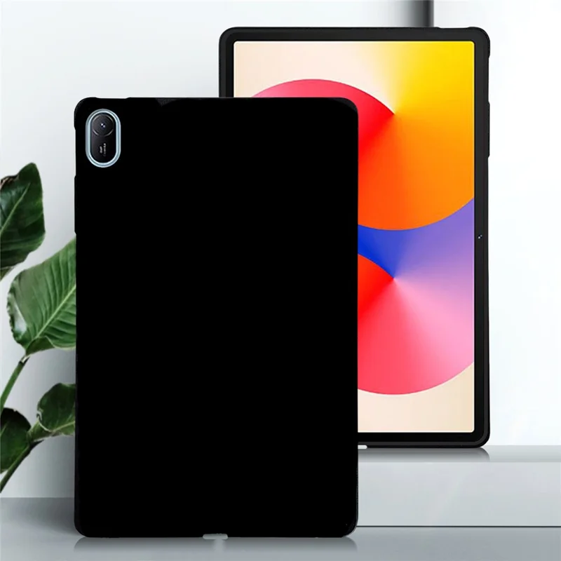 For Huawei MatePad SE 11 Case Slim Matte TPU Protective Tablet Cover - Black