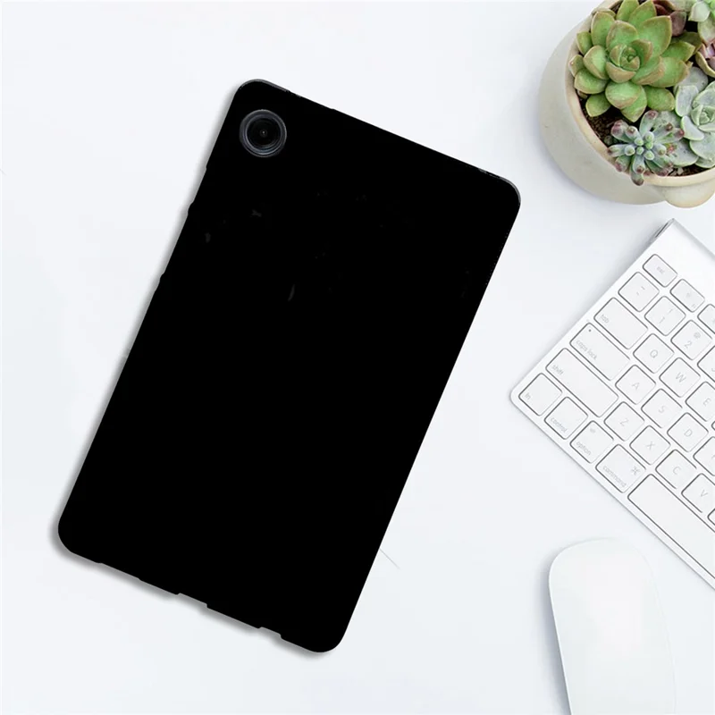 Cienka matowa obudowa TPU do Samsung Galaxy Tab A11 / Tab A9, ochronna obudowa na tablet - Czarny