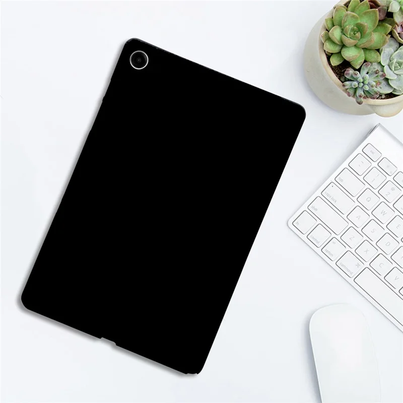 For Samsung Galaxy Tab A11+ / Tab A9+ Case Slim Matte TPU Protective Tablet Cover - Black