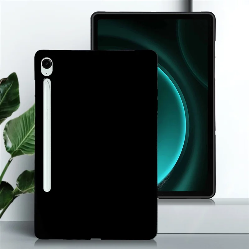 Чехол для планшета Samsung Galaxy Tab S10 FE / S10 Lite / S9 / S9 FE, тонкий матовый защитный TPU-чехол - Черный