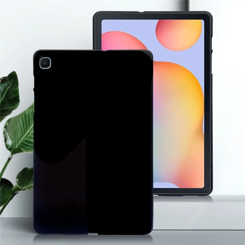 Tablet Case For Samsung Galaxy Tab S6 Lite (2024) / (2022) / (2020) , Slim Matte TPU Protective Cover - Black