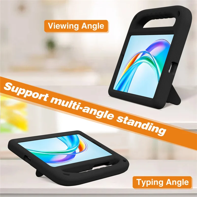 For Honor Pad X7 Case Hand Grip Kickstand Tablet EVA Cover - Black