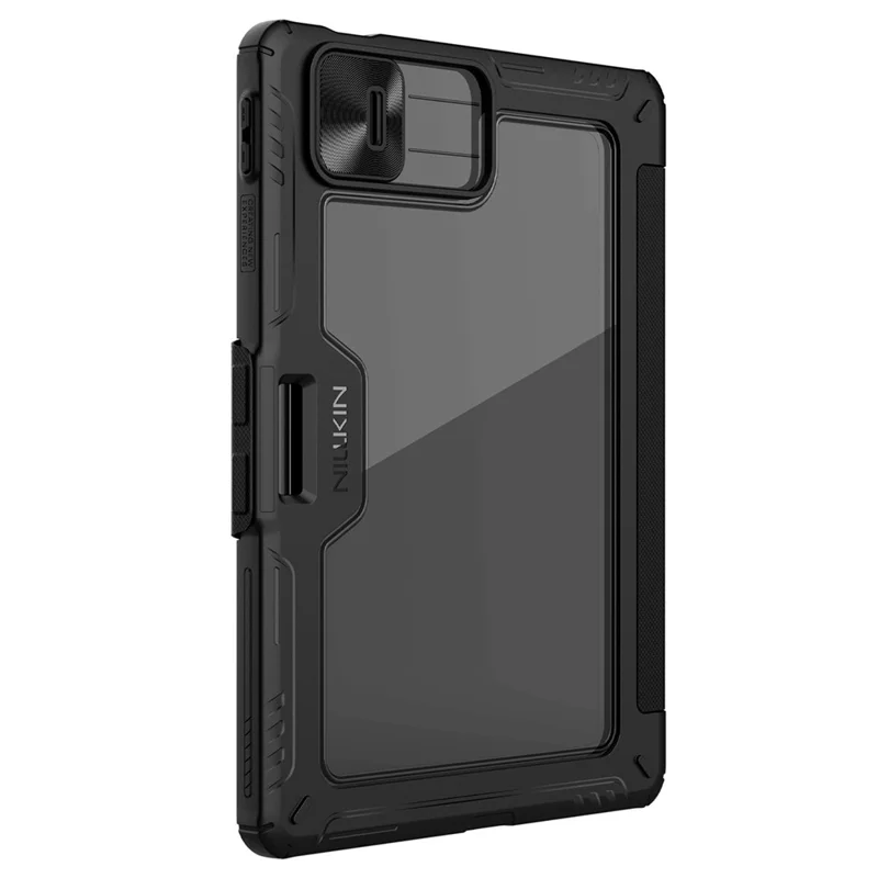 NILLKIN Bumper Leather Case Pro for Xiaomi Pad 8  /  8 Pro Slide Camera Lid Origami Stand Tablet Cover Auto Wake  /  Sleep