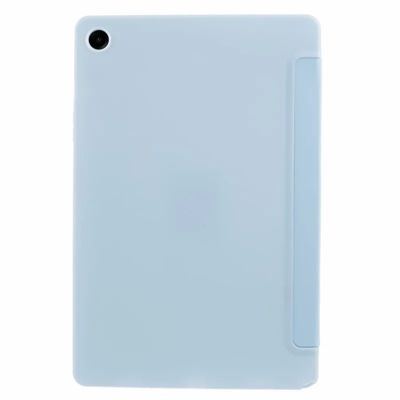 For Samsung Galaxy Tab A11+ Case Leather + Honeycomb TPU Tablet Cover Tri-Fold Stand - Baby Blue
