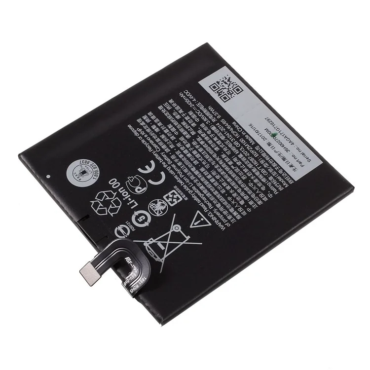 3.85V 2435mAh Batería de Teléfono B2PZM100 Para HTC U Play, Parte de Reemplazo de Teléfono Celular de Batería Recargable (sin Logotipo)