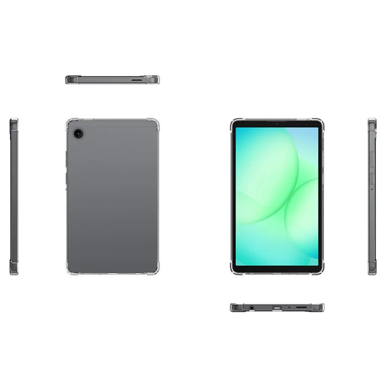 For Samsung Galaxy Tab A11+ / A9+ Case Four Corner Shockproof Clear Tablet TPU Cover