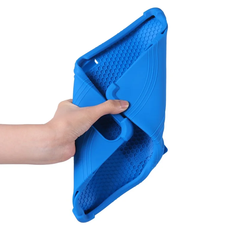 For Xiaomi Redmi Pad 2 Pro Case Adjustable Kickstand Silicone Tablet Protective Cover - Dark Blue