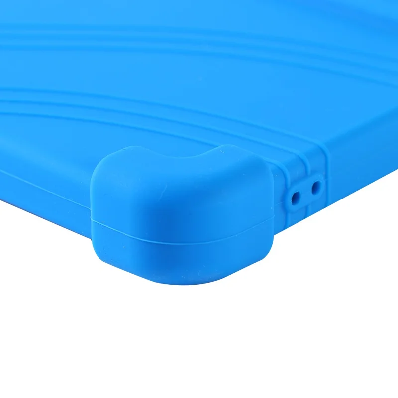 Für TCL Tab 10L Gen4 10.1 Zoll Hülle mit einstellbarem Ständer, Silikon-Tablet-Schutzhülle - Dunkelblau