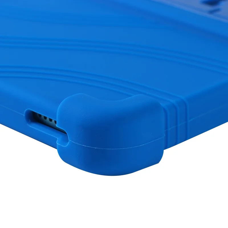 For Alldocube iPlay 70 mini Pro Case Adjustable Kickstand Silicone Tablet Protective Cover - Dark Blue