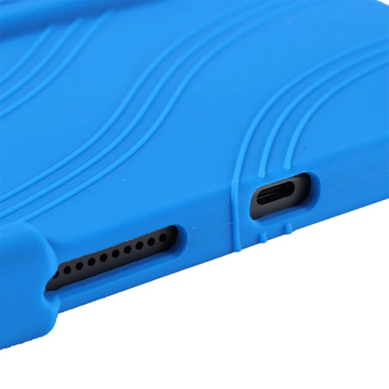 For BNCF BPad Mini Case Adjustable Kickstand Silicone Tablet Protective Cover - Dark Blue
