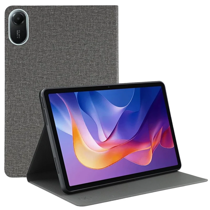X-LEVEL For Xiaomi Redmi Pad 2 Case Cloth Texture Leather Tablet Cover - Grey