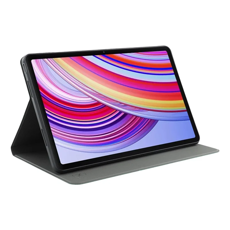 X-LEVEL Tablet Case For Xiaomi Redmi Pad Pro 5G  /  Pad Pro  /  Poco Pad 5G  /  4G Cloth Texture Leather Cover - Black