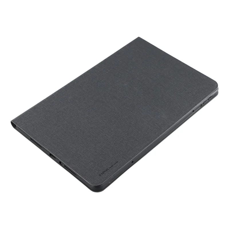 X-LEVEL Tablet Case For Xiaomi Redmi Pad Pro 5G  /  Pad Pro  /  Poco Pad 5G  /  4G Cloth Texture Leather Cover - Black
