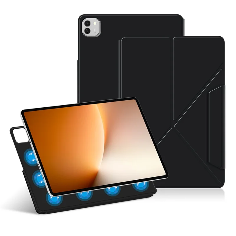 For Honor MagicPad 3 Pro Leather Case Origami Stand Magnetic Tablet Cover Auto Wake / Sleep