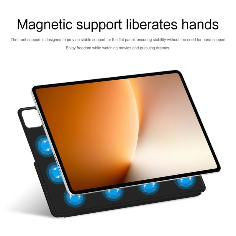 For Honor MagicPad 3 Pro Leather Case Origami Stand Magnetic Tablet Cover Auto Wake / Sleep