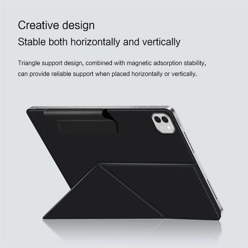 For Honor MagicPad 3 Pro Leather Case Origami Stand Magnetic Tablet Cover Auto Wake / Sleep