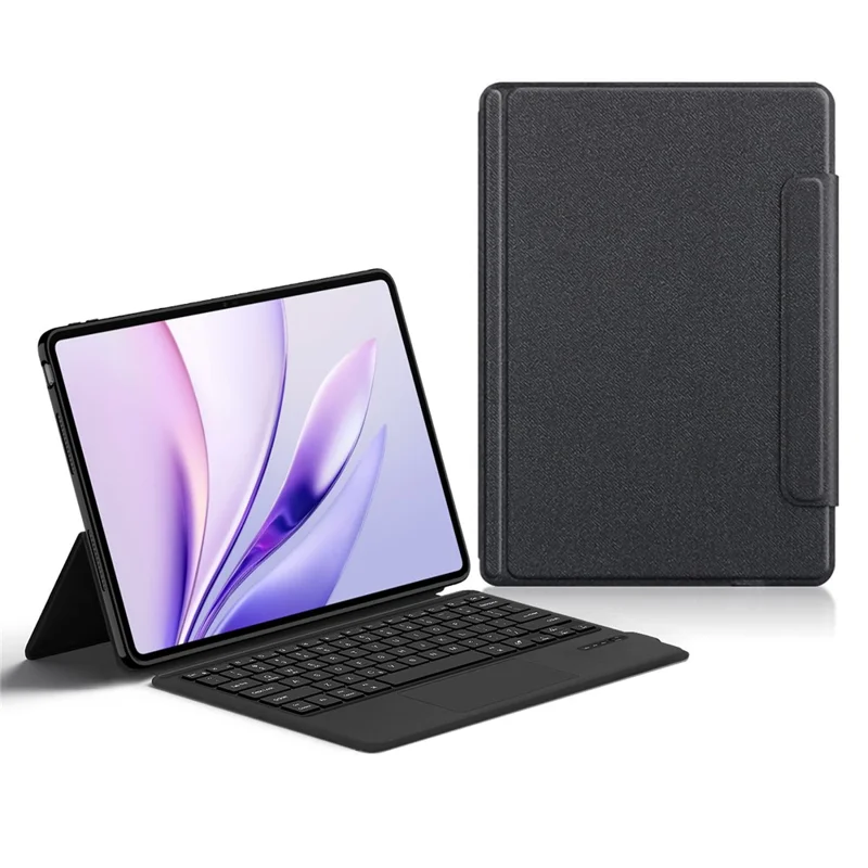 For Honor MagicPad3 Ledertasche + Touchpad Bluetooth-kompatible Tastatur mit Hintergrundbeleuchtung