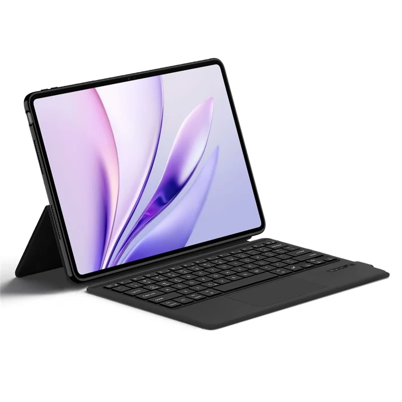For Honor MagicPad3 Ledertasche + Touchpad Bluetooth-kompatible Tastatur mit Hintergrundbeleuchtung