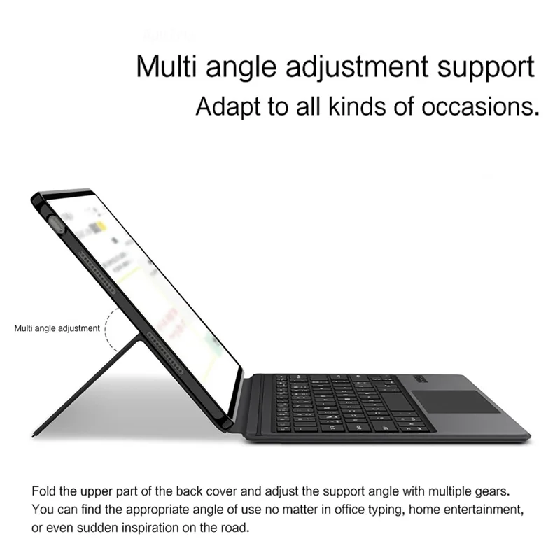 For Honor MagicPad3 Ledertasche + Touchpad Bluetooth-kompatible Tastatur mit Hintergrundbeleuchtung