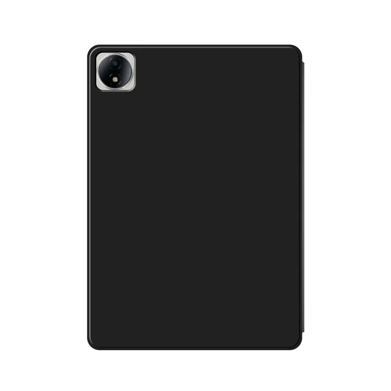 For Honor MagicPad3 Case PU Leather TPU Back Trifold Stand Tablet Cover - Black