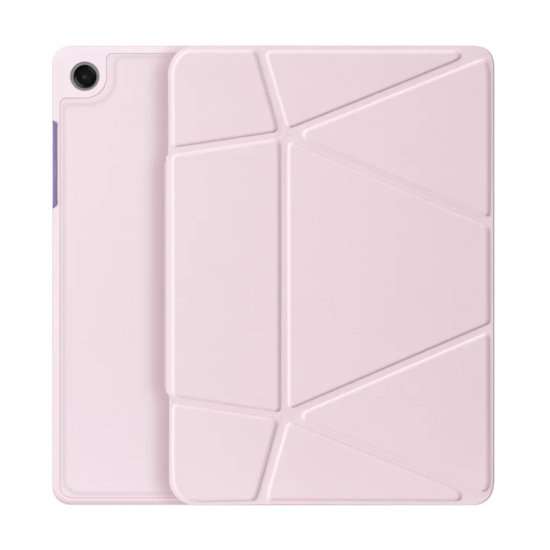 Étui pour tablette Samsung Galaxy Tab A9+ de DUX DUCIS Vers Series - Multifonction Pliable Support en Cuir - Rose