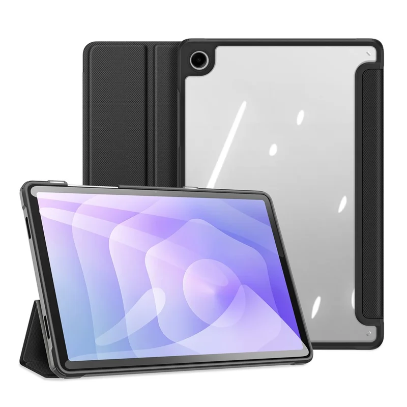 DUX DUCIS TOBY-serie til Samsung Galaxy Tab A11+ kuvert i PU-læder med treklap standfod - Sort