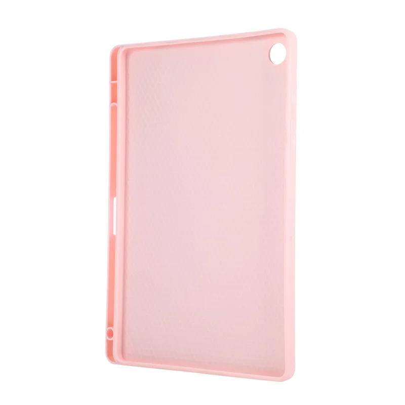 Voor Samsung Galaxy Tab A11+ / A9+ hoesje met standaard PU + TPU tabletcover met polsbandje / penschuif - Roze