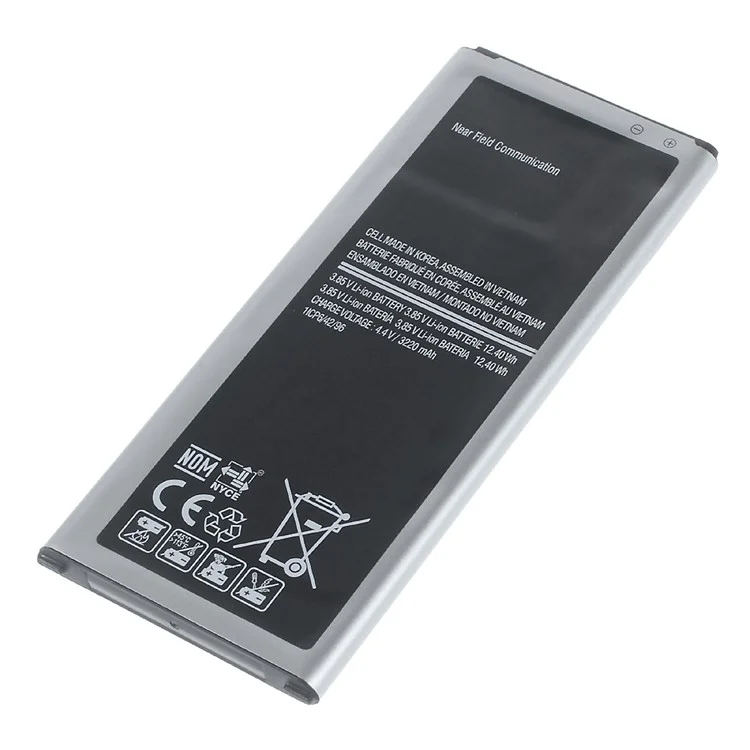 Para o Samsung Galaxy Note 4 N910 3220mah 3.85V Recarregável a Peça de Substituição da Bateria de Polímero de li (EB-BN910BBE) (sem Logotipo)