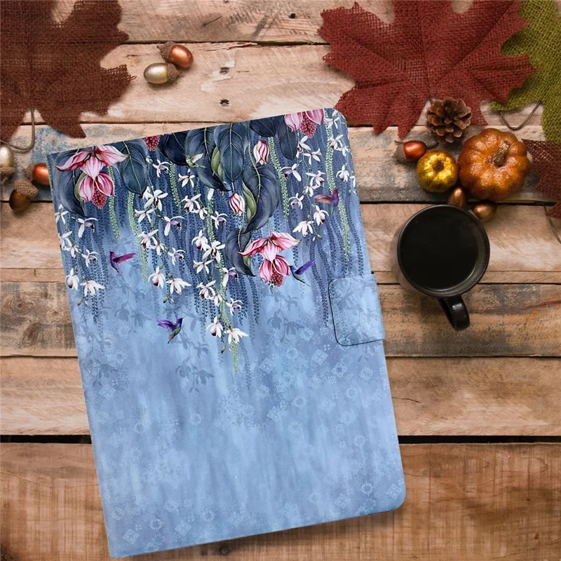 غطاء جلد مزود بحامل بطاقات لهاتف Lenovo Xiaoxin Pad 12.1 (2025) - طيور