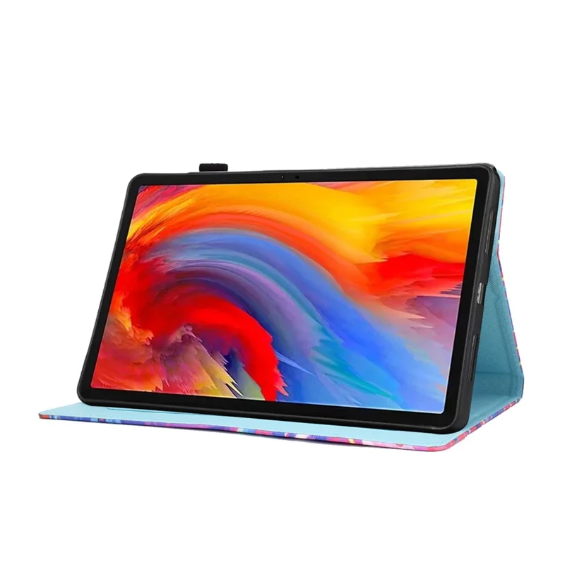 Lenovo Xiaoxin Pad 12.1 (2025) Hülle Muster Drucken Leder Tablet Abdeckung mit Kartenfach - Vogel