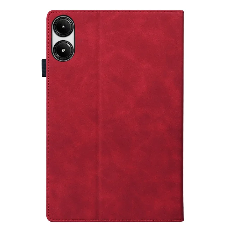 Tablet Case For Xiaomi Redmi Pad Pro / Pad Pro 5G / Pad 2 Pro PU Leather Protective Folio Cover with Card Holder - Red