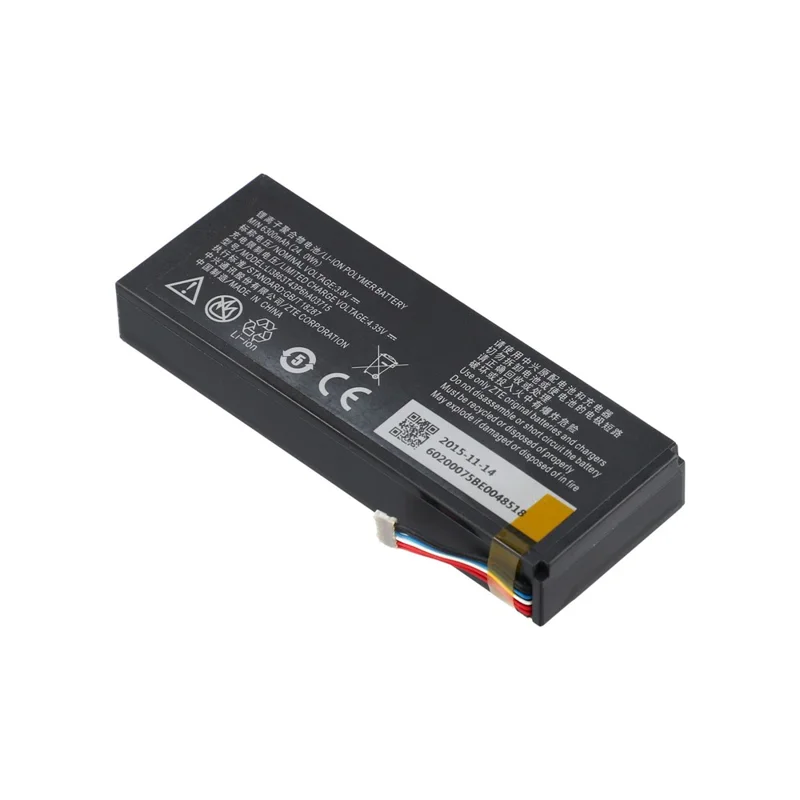 Batteria agli ioni di litio da 3,80 V e 6300 mAh per ZTE Spro 2 MF97G (codice: li3863t43p6ha03715)
