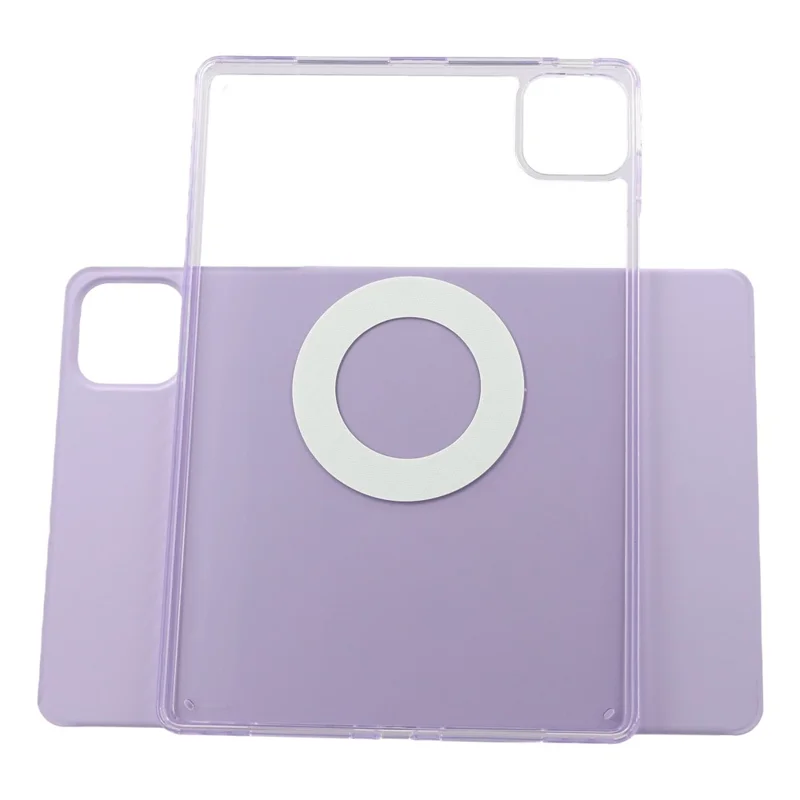 Fodral för Honor MagicPad 2 12,3 tum / Pad GT Pro, vikbar ställfunktion, magnetiskt läderfodral till surfplatta - Lila